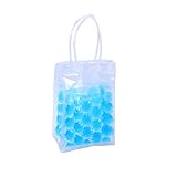 ABOOFAN Weinkühler für Eisweinflaschen für Wein und Bier, Transporter, PVC, Blau