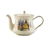 Whistling Kettle Teekessel 850ML Großes Fassungsvermögen Gilt Hollow Design Keramik Teekanne Wasserkocher Nachmittagstee Kaffeekanne Exquisite Teemaschine Teekessel Teekanne Tee Set (Color : E)