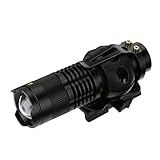 Dpofirs Am Helm Montierte Taschenlampe Outdoor-Teleskopleuchte mit Wiederaufladbarer Batterie für das Helm-Ladegerät