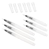 SEWACC 6stücke Teiliges Wasserlöslicher Pinselstifte Aquarellpinselstifte Pinselstifte Für Wasserfarben Für Aquarellfarben