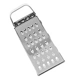 MAGICLULU Edelstahl Gemüsereibe 4 Seiten Multifunktionsreibe Für Obst Und Gemü Gemüseschneider Ideal Für Kä Kartoffeln Und Mehr Praktischer Küchenhelfer