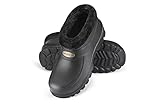 ESTRO Gummistiefel Gefüttert Herren Gummistiefel - Regenstiefel Herren Gefütterte Gummistiefel Herren Winter Gummistiefel Herren Regenschuhe A16 (43, Schwarz)
