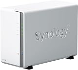 Synology Installierte NAS-Lösung DS223J 4 TB 2 Bay mit 2 TB Western Digital Red Plus