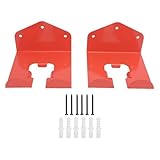 Luocute Robuster Trimmer-Aufhänger, Edelstahl-Trimmergestell, Aufhänger für Rasentrimmer, Heckenschere, Garten-Elektrowerkzeug-Aufhänger, Starke Tragfähigkeit, Einfache Installation für