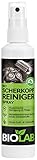 BIOLAB Bio Scherkopfreiniger Spray (100ml) Scherkopf Reinigungsspray zur Reinigung von Rasierer und Haarschneidemaschine - Clipper Spray