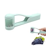 Vordpe Traubenschneider, Schneider, Obstschneider, Traubenschneider für Babys, für Gemüse Obstsalat Kuchendekoration, Edelstahl Küchenhelfer