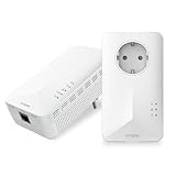 STRONG Powerline WiFi 1000 Duo, 1000 Mbit/s, Highspeed WLAN Adapter, bis zu 300 m Reichweite, PowerLAN Set, Internet über Steckdose, WLAN Hotspot Set, Ethernet-Anschluss