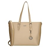Charm London Shopper Damen Tasche mit Laptopfach 15,6 Zoll Shopper Kunstleder mit Reißverschlüssen und Verstellbarem Schulterriemen - Birmingham-Kollektion