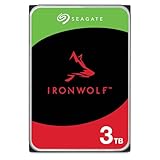 Seagate IronWolf 3TB, NAS Interne Festplatte HDD, 3.5 Zoll, 5400 U/Min, CMR, 64 MB Cache, SATA 6GB/s, silber, inkl. Data Rescue Service, FFP (ST3000VNZ06)