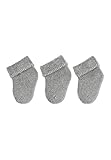 Sterntaler Baby - Jungen Erstlingssöckchen Socken, Silber Mel., Einheitsgröße EU