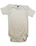 Cosilana, Baby Body Kurzarm, 70% Wolle, 30% Seide (Natur, 74-80)