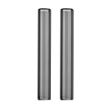 BMTick Langes 120mm FX MINI Vaporizer Glasmundstück *halb schwarz* für WOLKENKRAFT FX MINI Vaporizer (2 Stück)