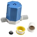 Automatischer Wasserstandsregler Schwimmerventilschalter für Wasser für Tank Plus Wasserturm 1/5.1 cm Gewindeanschluss Kunststoffkonstruktion eingebaut für Design (1/5.1 cm - Seiteneingang)