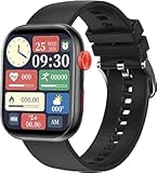 CRVMSM Smartwatch Damen Herren, 2.01'' HD Großbildschirm Fitness Tracker, With Telefonfunktion, 120+ Sportmodi Fitnessuhr/Schrittzähler/Pulsuhr/Schlaftracker, IP68 Wasserdicht Sportuhr für Android&iOS