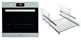 Privileg PBWR6 OP8V2 IN Einbau-Backofen/ A+ / 71 L / Pyrolyse-Reinigungssystem / Backauszug mit 2 Ebenen / Edelstahl / Turn&Go / Click&Clean / Versenkbare Bedienknebel