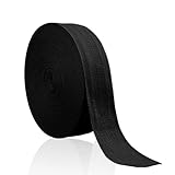 Baumwoll Schrägband 25mm 45m Schwarz/Weiß/Natur Weiß/Rot/Lila Einfassband Baumwolle Nahtband Natur Baumwollschrägband mit Fischgrätenstich für Wimpelkette Schneidern Schürze Craft Nähen