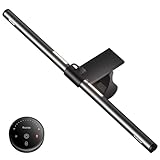 Quntis Curved Monitor Lampe mit Hintergrundbeleuchtung Fernbedienung, 40cm Monitor Light Bar zum Augenschutz, USB Bildschirmlampe PC Bürolampe dimmbar, LED Schreibtischlampe für Home Office Computer
