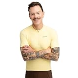 SIROKO - Gravel Radtrikot mit halbem Reißverschluss GM5 Terraquest Yellow, gelb, S