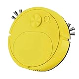 DINESA Automatischer Staubsauger, USB-Ladegerät, Mini-Reinigungsmaschine, intelligenter Saugroboter, Gelb