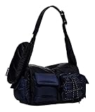 Desigual Women's Accessories Nylon Across Body Bag, Blue