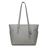 Miss Lulu Damen Handtasche Groß Taschen Shopper Tasche für Schule Mode Schultertaschen Tote Bag für Arbeit Freizeit
