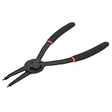 RASTKY Autoreparatur-Sicherungsringzange, Robuste Außen-Sicherungsringzange aus Metall, Bequemer Griff für Profis, für die Autoreparatur (Gerader Kopf)