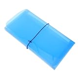 LOPUNER Erweiterbare Quittungsmappe B6 Ordner mit 13 Fächern aus Transparentem Kunststoff Knopfverschluss Dokumenten Organizer für Büro Schule und Zuhause