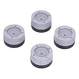 Generic Waschmaschinenmatte, Anti-Rutsch-Pads, 4-teilige Antivibrationsmatte mit 4 cm Gummifüßen, Fußstabilisator und verstellbarer Höhe für Sofas, Tische
