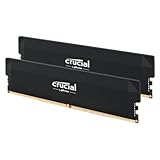 Crucial Pro DDR5 RAM 32GB Kit (2x16GB) 6000MHz CL36, Overclocking Gaming, Intel XMP 3.0 / AMD Expo, PC Computer Arbeitsspeicher, Schwarz - CP2K16G60C36U5B
