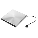 Externes CD DVD Laufwerk, USB 3.0 Externes CD DVD Laufwerk Brenner optisches Brenner Lesegerät mit Plug and Play für Win XP/2003/Win8/Win7/Vista/Linux/Mac10