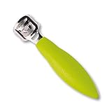 CREDO Hornhaut Safetyhobel POP ART, verchromt, grün