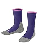 FALKE Unisex Kinder Socken Active Everyday K So Funktionsmaterial dünn atmungsaktiv einfarbig 1 Paar, Rosa Ultra Violet 6764, 31-34