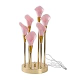 Ｚｉａｌｏｆｉ Blumen Nachttischleuchte, LED Bettleuchte, Heimdekorationsleuchte