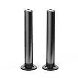 Topteng 40 cm abnehmbare Surround-Soundbar, 2-Lautsprecher-System mit kabellosem Subwoofer, Heimkino-Audio für TV-Computer-Desktop, Bluetooth 5.3, IPX4 wasserdicht, Schwarz