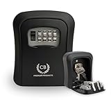 CB Premium Products Schlüsseltresor - Robustes Metall mit Zahlencode, Wetterfest, Ideal für Innen- und Außenbereich - einfache Wandmontage, inkl. Montagematerial