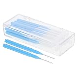 Healeved 10 Stück Tragbare Reinigungsbürsten Zahnseide-Sticks Langlebige Interdentalreiniger Zahnseide-Picks Tragbare Bürste