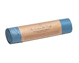 TSP Recycling Zugband Müllbeutel 35L - zu mind. 90% aus Post-Consumer-Abfällen (PE) - Blauer Engel zertifiziert - sicher & reißfest - für den Restmüll und die Wertstoffsammlung (35 Liter (15 Stück))