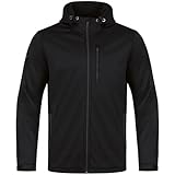 JAKO Herren Softshelljacke Premium, Schwarz, 5XL