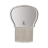 Plic Läusekamm aus Edelstahl ● Effektiv entfernt Läuse und Nissen ● Doppelte mikrogeriffelte Zähne ● Schmerzlos und für alle Haartypen geeignet ● Babys, Kinder und Erwachsene