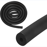 Selbstdichtende Rohrisolierung Innendurchmesser 27 43 76 mm, Rohrisolierung Schaumstoff, Rohrdämmung Isolierung Rohr Schwarz für Warmwasser Rohre Und Industrielle, Wasserdicht(27mmIDx20mmx1.9m)