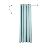 Duschvorhangstange, einstellbare Duschvorhang-Winkelstange, Duschstange für Badezimmer Badewanne L-förmig für Badewannen, Bäder 35.4-51 * 35.4-51in (Silber)