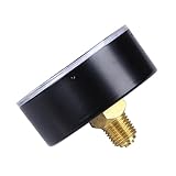 BUGUUYO 0 6 Bar Hochpräziser NPT Seitenluftkompressor Druckmessgerät Analog Manometer Für Präzise Druckmessungen Luftkompressoren Und Hydraulikanlagen