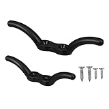 Happyyami Flagpole Cleat Hook Mit Montage Schraube Bootsklampe Für Die Befestigung Von Bootstau 113mm Und 152mm Ideal Für Segelboote Und Flaggenmasten