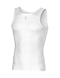 INBIKE Radtrikot Herren Ärmellos Rennrad Trikot Kurzarm Fahrradweste Sommer Leicht Sport Unterhemd Atmungsaktiv Reflektierend Radweste Weiß L-XL