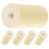 GRADENEVE 5 Rollen Thermopapier Plakat mit Einmaleins bis Etiketten Pinne Thermal- einschlagpapier druckpapier kassenrolle druckerpapier Bonrollen Quittungspapier -Geldpapier Yellow