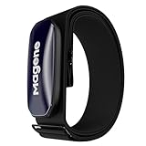Magene H613 Brustgurt Pulsmesser Herzfrequenzmesser, Präzises Tracking, Bluetooth/ANT+, 17 Stunden Offline-Speicher, IPX7 wasserdicht, mehrfarbige Herzfrequenzzonenanzeige für Radfahren, Laufen, Yoga