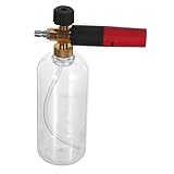 Zerodeko Schaumpistole für Autowäsche mit Einstellbarer Düse Hochdruck-schaumsprüher mit Breitem Mundstück für Gleichmäßige Schaumbedeckung Vielseitig für Heimwerkstatt und Professionelle