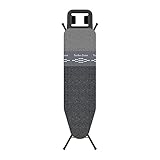 Rörets Bügelbrett Dual Action Next – Technologie, Turbo & Park Zone – 4-lagige Polsterung und Bezug – Höhenverstellbar - Bügelfläche 32x108 cm