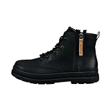 bugatti Herren Schnürstiefel, Männer Stiefel,schnürboots,halbstiefel,schnürung,Winterstiefel,Winterschuhe,schwarz (1000),43 EU / 8.5 UK