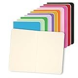Hopton Notizblock A6 Blanko, 12 Farben Notizbuch Klein, Tragbares Schulhefte 14 x 9 cm, Klein Notizheft mit Softcover für Journal Notizen Skizzieren Malen Schreiben